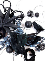 Blackbird (3ft Mini Tree + Ornament Set) Cranberry Frog