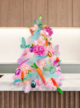 Butterfly Bloom (3ft Mini Tree + Ornament Kit) Cranberry Frog