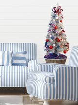 Rocket (4ft Mini Tree + Ornament Set) Cranberry Frog