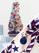 Rocket (4ft Mini Tree + Ornament Set) Cranberry Frog