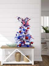 Starbright (3ft Mini Tree + Ornament Kit) Cranberry Frog