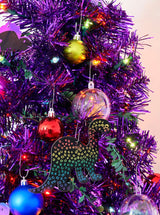 Fossingtown (3ft Mini Tree + 60pc Ornament Set) Cranberry Frog