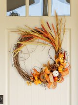 Goldenour 18" Wreath Cranberry Frog