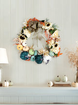 Homestead 18" Wreath Cranberry Frog