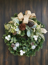 Picadilly Wreath Cranberry Frog