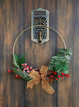 Moontide Wreath Cranberry Frog