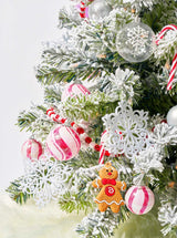 Sweetshire (3ft Mini Tree + 50pc Ornament Set) Cranberry Frog