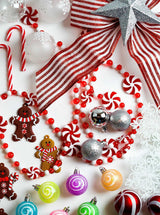 Sweetshire (3ft Mini Tree + 50pc Ornament Set) Cranberry Frog