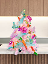 Butterfly Bloom (3ft Mini Tree + Ornament Kit) Cranberry Frog 