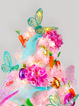 Butterfly Bloom (3ft Mini Tree + Ornament Kit) Cranberry Frog 